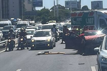 Choque en la avenida General Paz