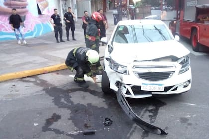 Choque en Olazabal y Thomas