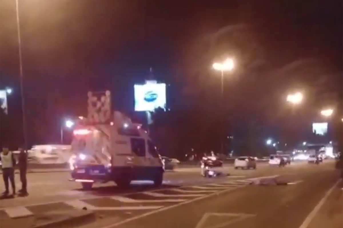 Choque entre un camión y una moto en Panamericana sentido a provincia