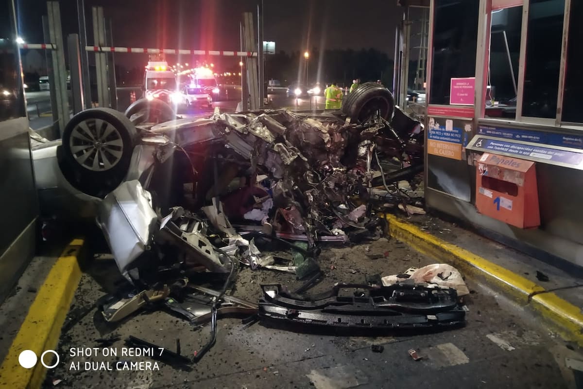 Choque fatal en el peaje de Panamericana km 33,5