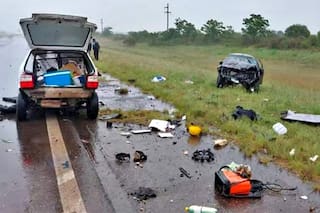 Un joven de 24 años murió y otras tres personas sufrieron graves heridas tras chocar en la ruta 14