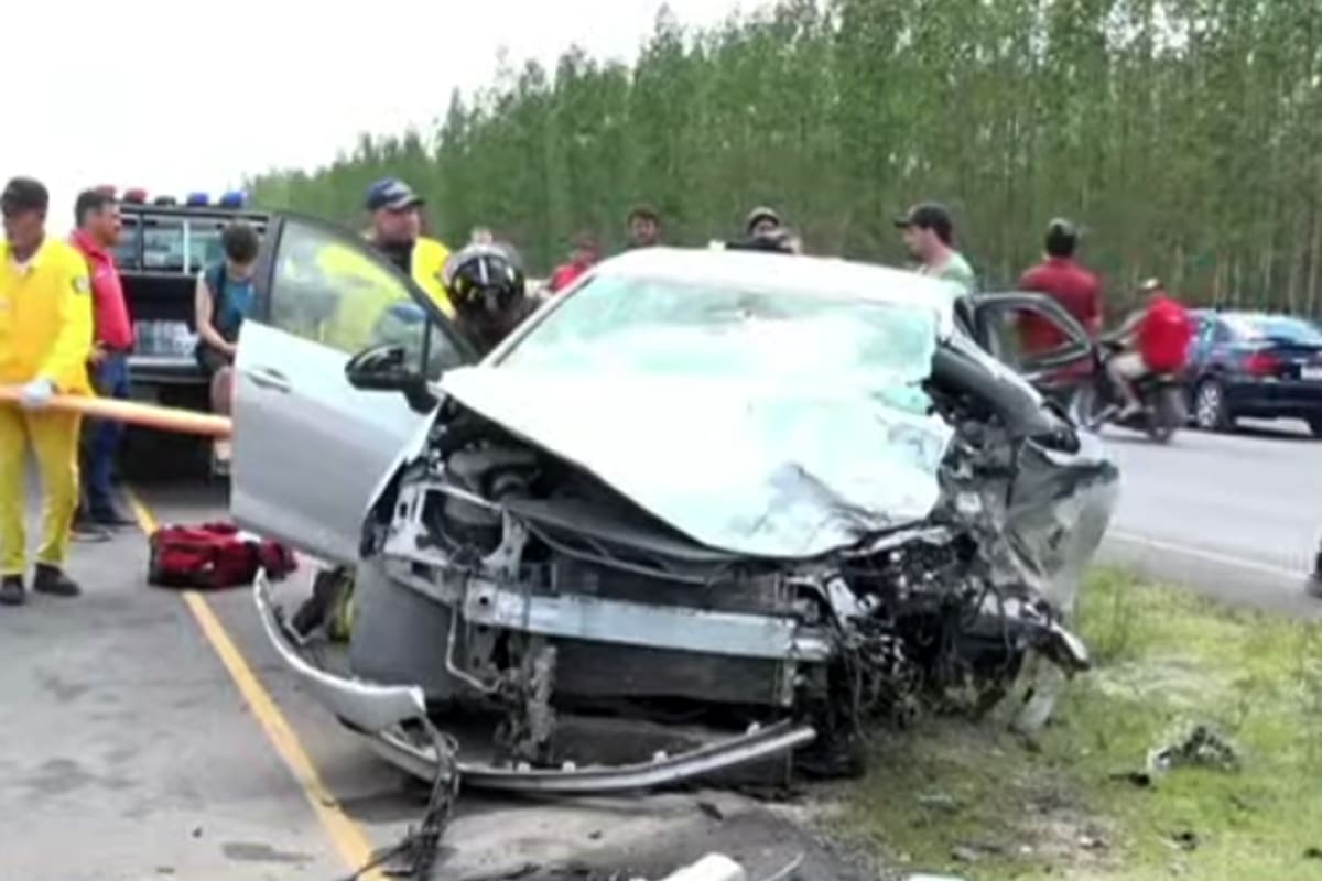 Choque fatal rumbo a Asunción, varios hinchas de Racing fueron trasladados al hospital