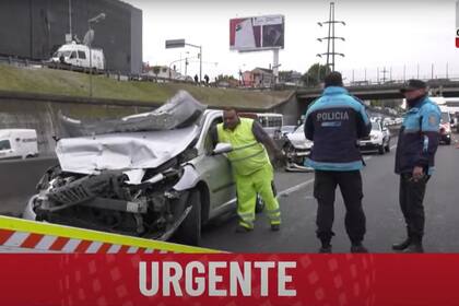Choque múltiple en Panamericana