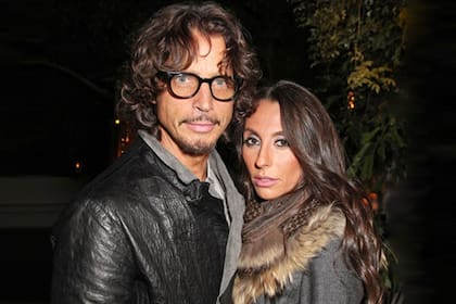 Chris Cornell con su esposa Vicky
