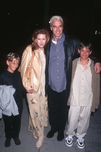 Chris Duddy junto a su familia