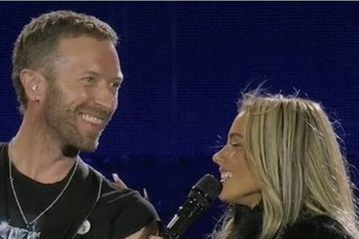 Chris Martin cantó dos temas junto a Tini en Tecnópolis; anoche cenó en un reconocido restaurante vegetariano