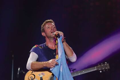 Chris Martin, el cantante de Coldplay