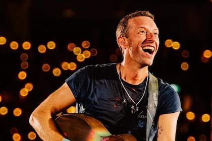 Chris Martin en pleno show(Foto: Instagram @coldplay)