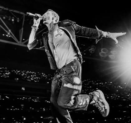 Chris Martin, líder de Coldplay, fue el encargado del armado del show (Foto: @coldplay)