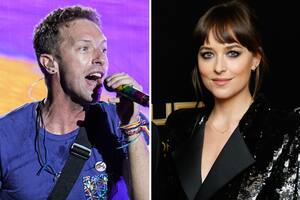 Chris Martin y Dakota Johnson