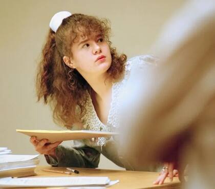 Christa Pike durante su juicio en 1996