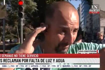 Christian, almacenero de Monserrat, tuvo que tirar toda su mercadería por los cortes de luz