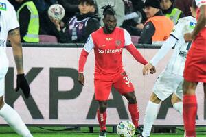 Christian Atsu, jugando para Hatayspor de Turquía