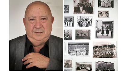 Christian Boltanski eligió los paneles con imágenes en blanco y negro de las personas que, a principios del siglo XX, se alojaban en el Hotel de Inmigrantes. Allí, en 2012, realizó varias intervenciones. Fotos: Mauro Franceschetti. Gentileza Bienalsur