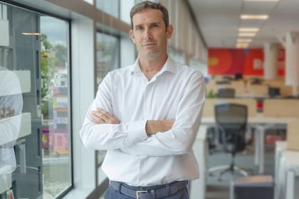 Christian Dedeu, CEO de Holcim Argentina, estuvo en la planta cordobesa de Malagueño.