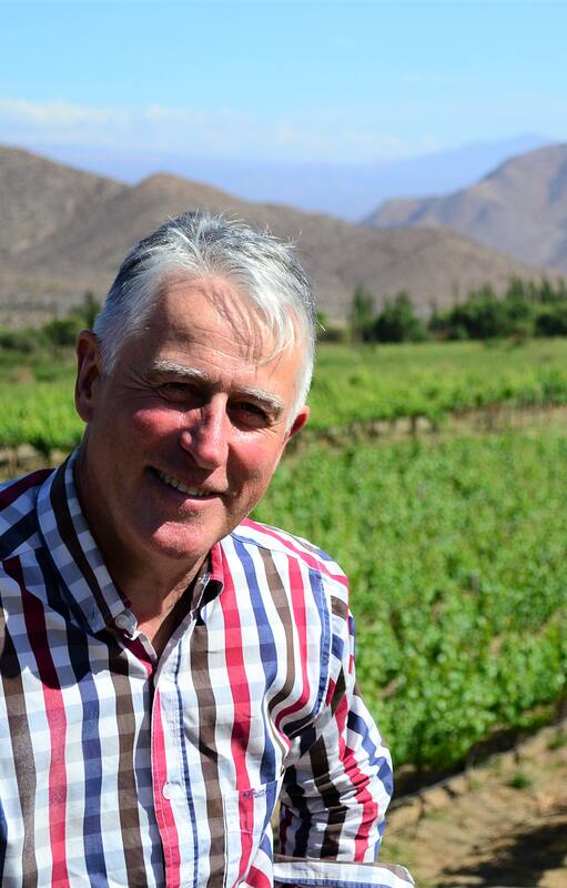 Christian Götz en sus viñedos.