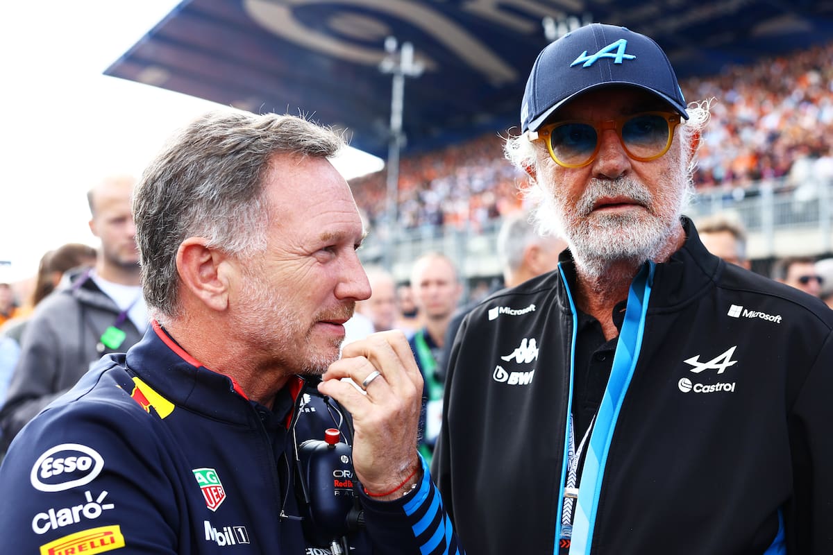 Christian Horner y Flavio Briatore, una relación que podría desembocar en la unión del ingeniero británico con Alpine