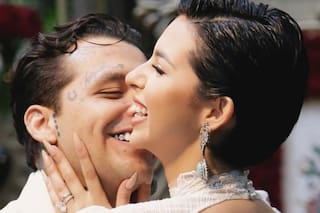 A dos meses de su separación de Cazzu, Christian Nodal se casó con Ángela Aguilar