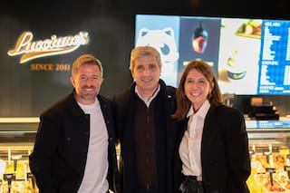 La visita de Luis Caputo a Lucciano's y el diálogo con su dueño