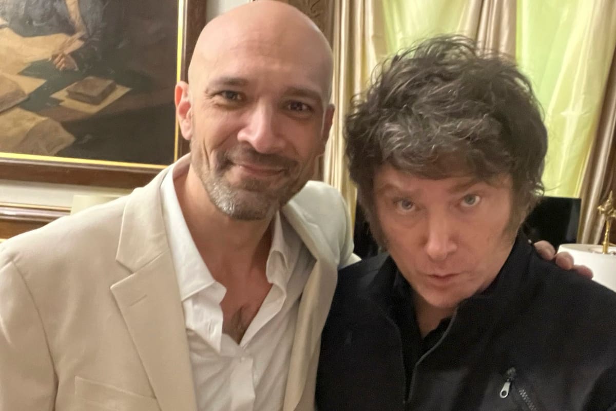 Christian Peregrino fue recibidio por Javier Milei en la Casa Rosada: "Le canté, nos abrazamos; nunca me voy a olvidar de este encuentro"