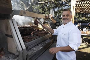 Christian Petersen brinda una clase magistral de cocina en La Rural