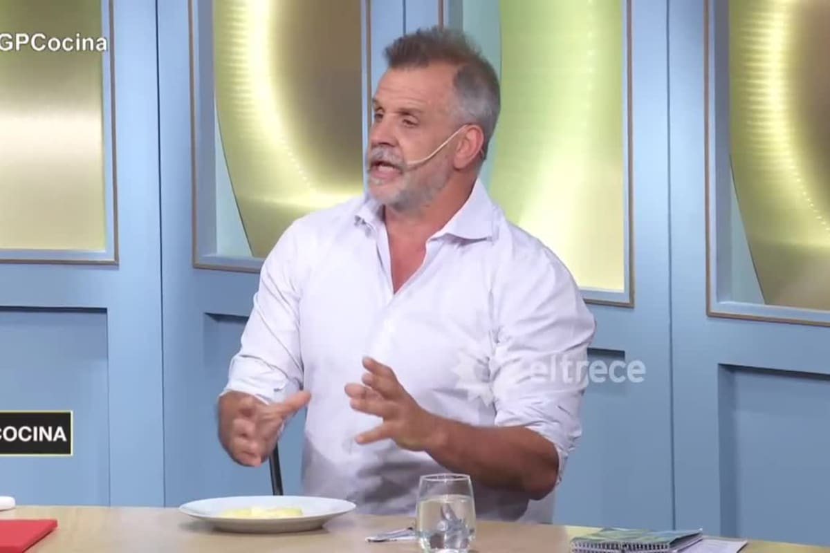Christian Petersen "puso en su lugar" a un participante de El gran premio de la cocina