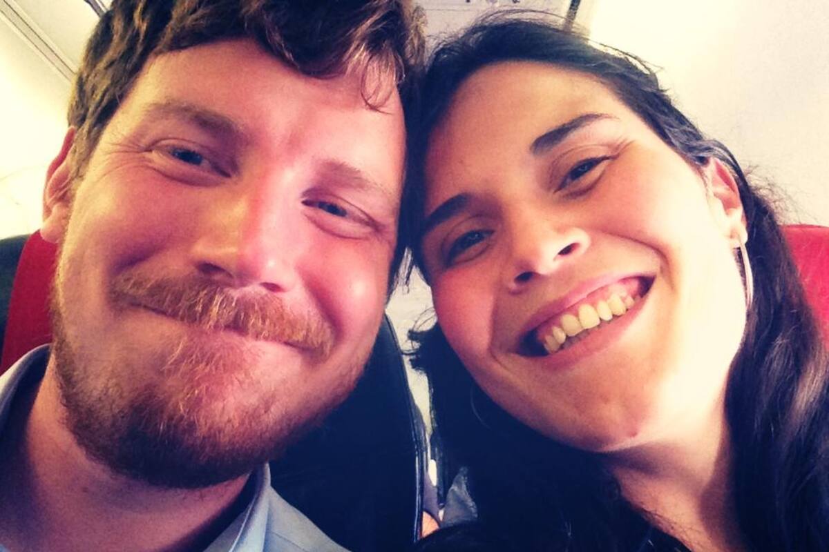 Christoffer Persson y María Izzo vinieron a la Argentina de vacaciones