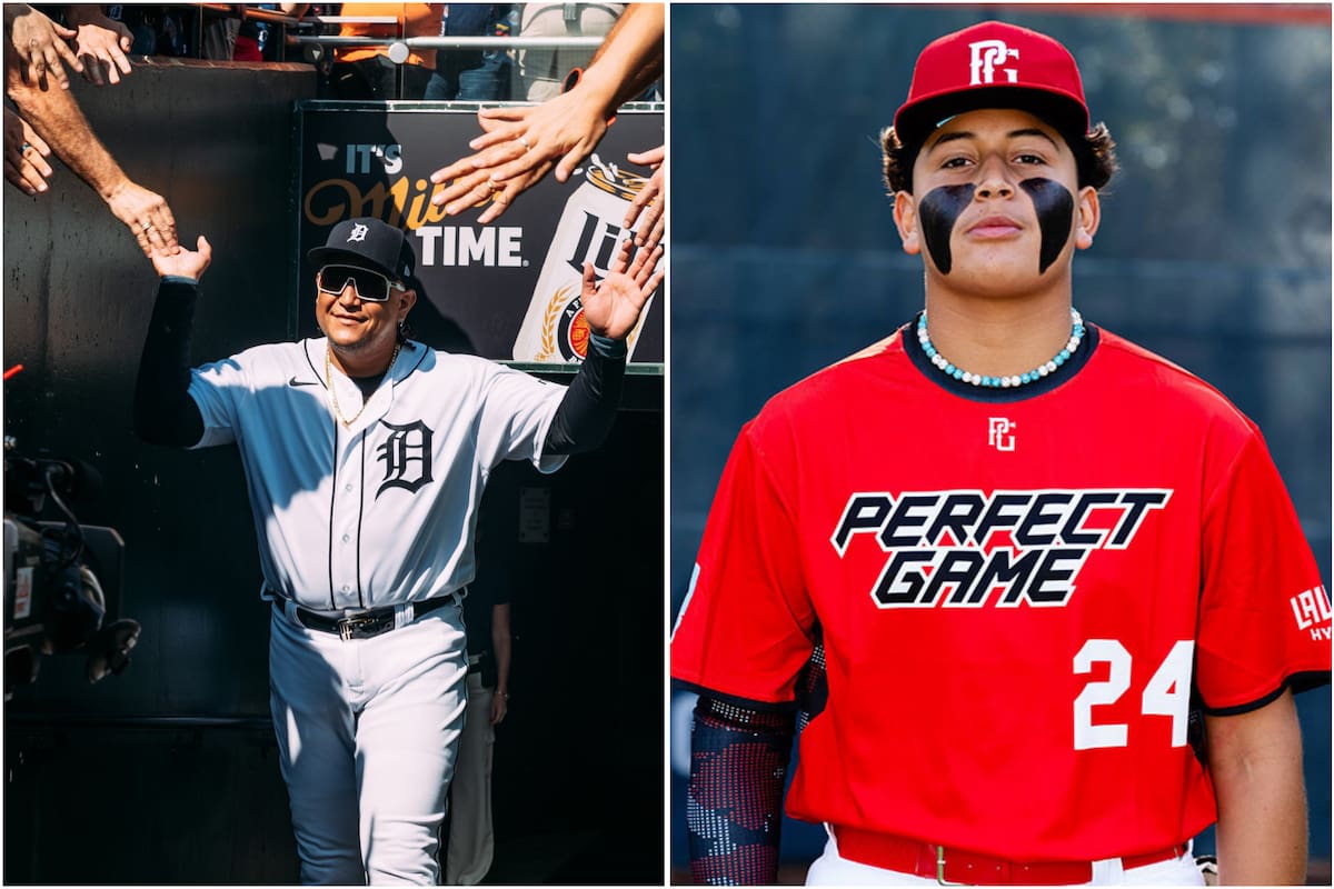 Christopher, el hijo de Miguel Cabrera, una leyenda del béisbol de las Grandes Ligas, comienza a destacarse en los torneos juveniles de Estados Unidos