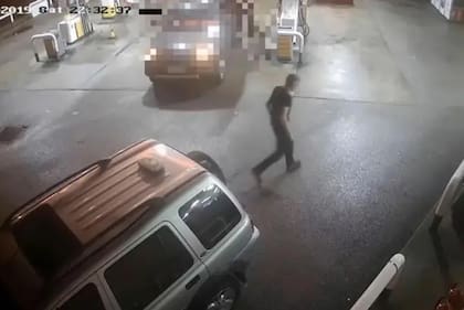 Richard Dyson fue captado por una cámara de seguridad en una gasolinera el día anterior a su desaparición.