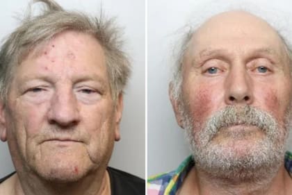 Christopher Wright (izquierda) le pidió a su amigo de la infancia Karl Schwalbe (derecha) que le ayudara a ocultar el cuerpo de Richard Dyson.