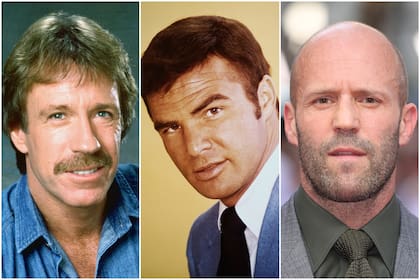 Chuck Norris, Burt Reynolds y Jason Statham, tres deportistas devenidos estrellas de Hollywood