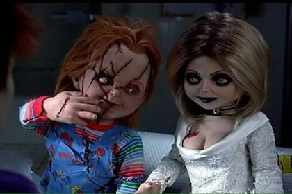 Chucky y su novia, Tiffany, los personajes más representativos de la serie de terror