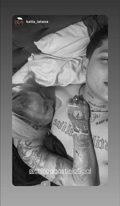 Chyno Agostini en sus historias de Instagram