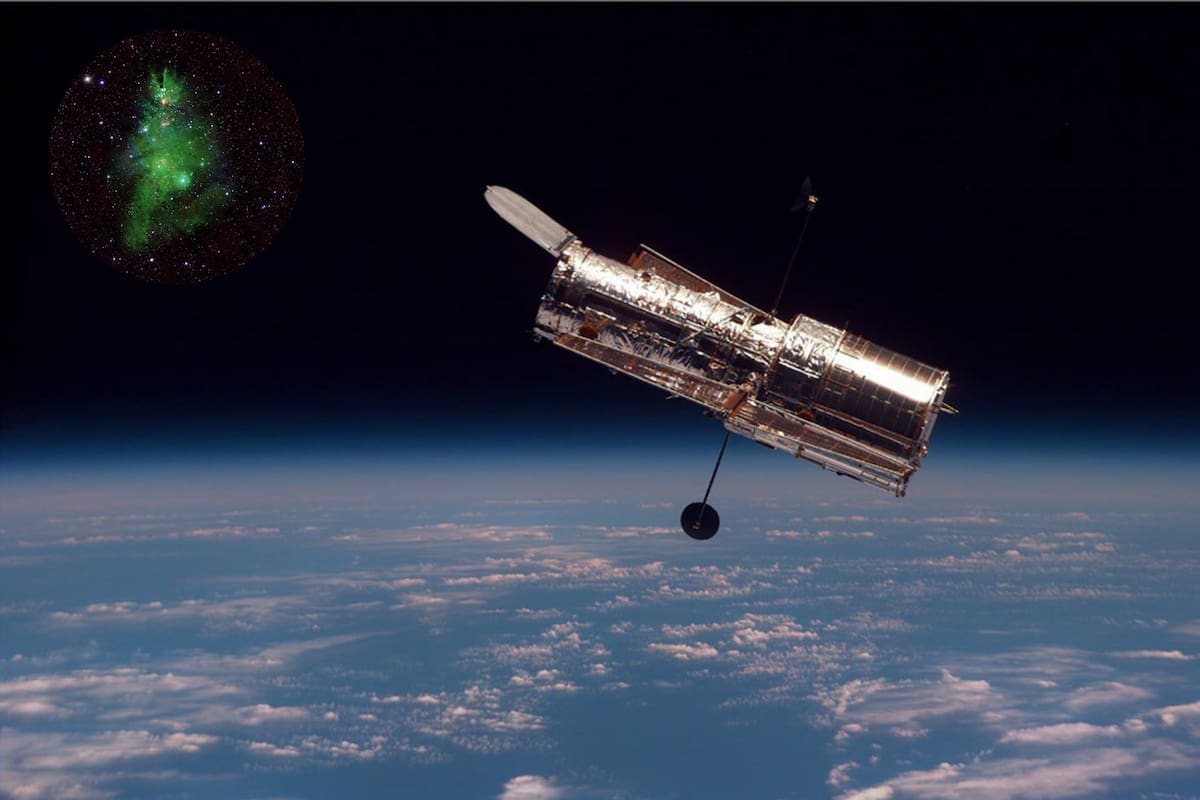 Científicos de la NASA hallaron un árbol de Navidad cósmico y compartieron las llamativas imágenes