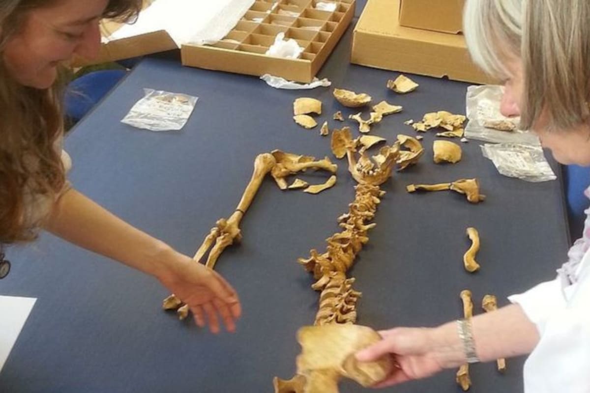 Científicos de la Universidad de Durham analizaron los esqueletos de menores hallados junto a una iglesia en el norte de Inglaterra