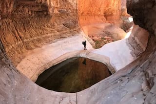 Cavernas sin explorar que abastecen de agua a millones de visitantes