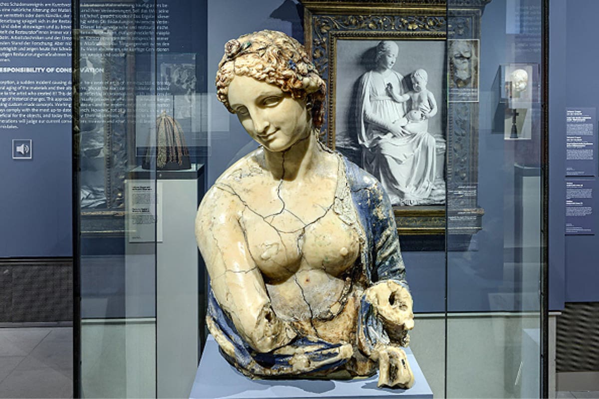 Científicos utilizaron la técnica de datación de carbono 14 para confirmar si Leonardo Da Vinci es el autor del Busto de Flora exhibido en Berlín