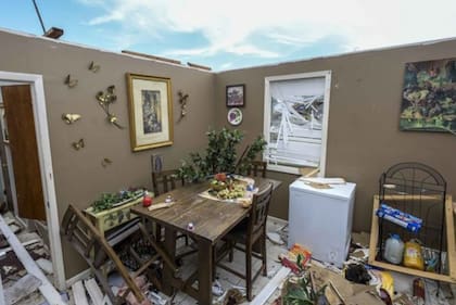 Cientos de casas quedaron totalmente destruidas