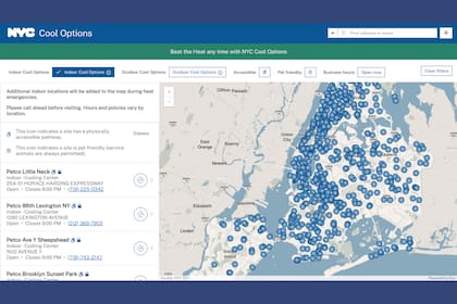 Cientos de centros gratuitos en Nueva York se habilitan cuando las temperaturas alcanzan niveles peligrosos