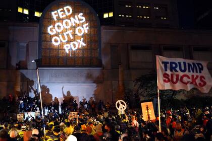 Cientos de manifestantes de Black Lives Matter en Portland, Oregon