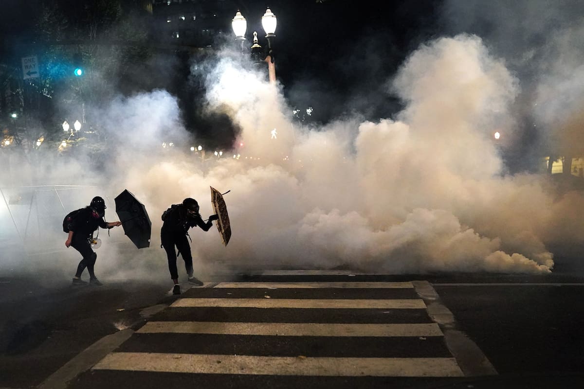 Cientos de manifestantes de Black Lives Matter en Portland, Oregon