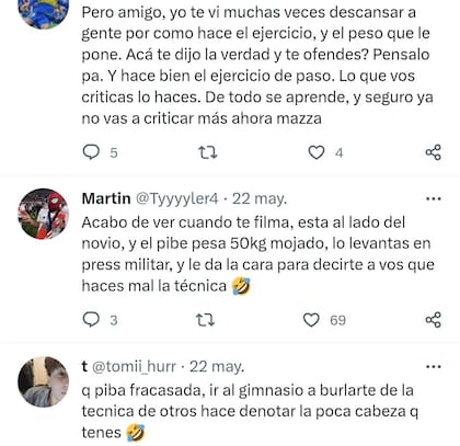Cientos de personas reaccionaron ante el descargo de Mazza