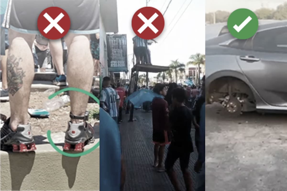 Cientos de veces fueron compartidas estas imágenes como si fuesen de hoy, pero varias ocurrieron en días previos