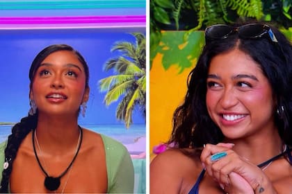 Cierra durante su participación en Love Island