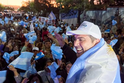 Cierre de campaña de Marcelo Orrego, en San Juan