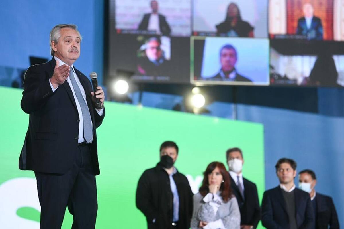 Cierre de campaña del Frente de Todos