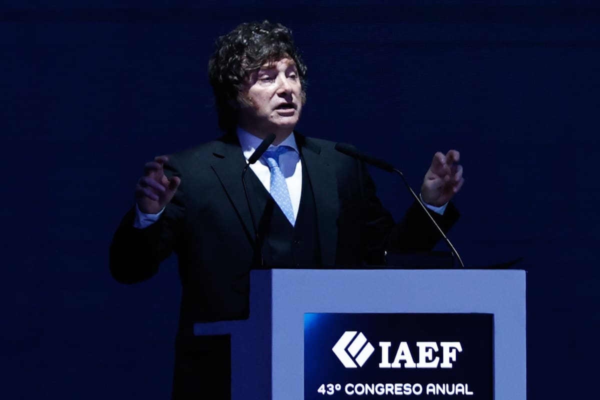 Cierre del IAEF con la presencia de Javier Milei.