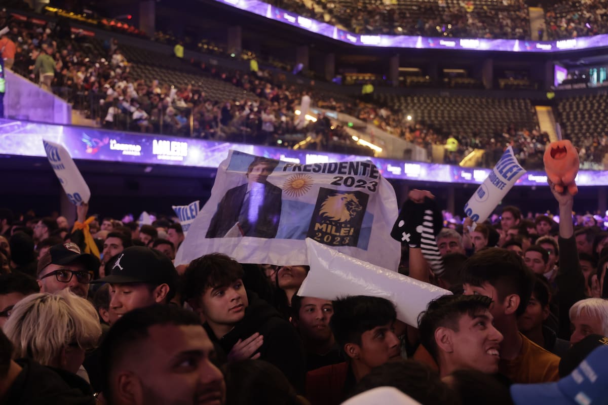Cierren de campaña de Milei de cara a las elecciones presidenciales.