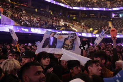 Cierren de campaña de Milei de cara a las elecciones presidenciales.