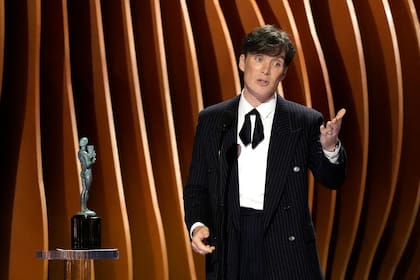 Cillian Murphy, uno de los grandes ganadores del premio SAG 2024, sobre todo porque se convirtió en el gran favorito para llevarse el Oscar